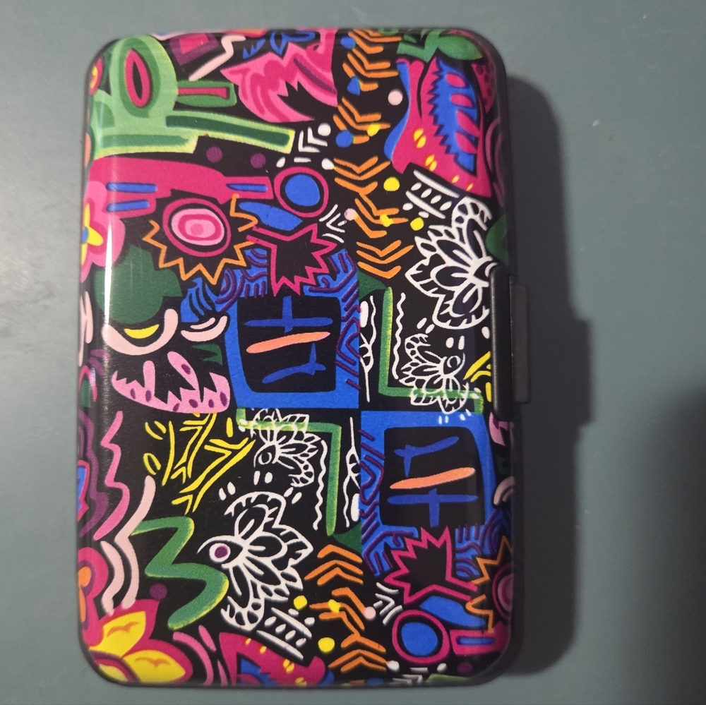 Colorful Abstract Hardshell Wallet